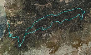 Ortofoto de la ruta